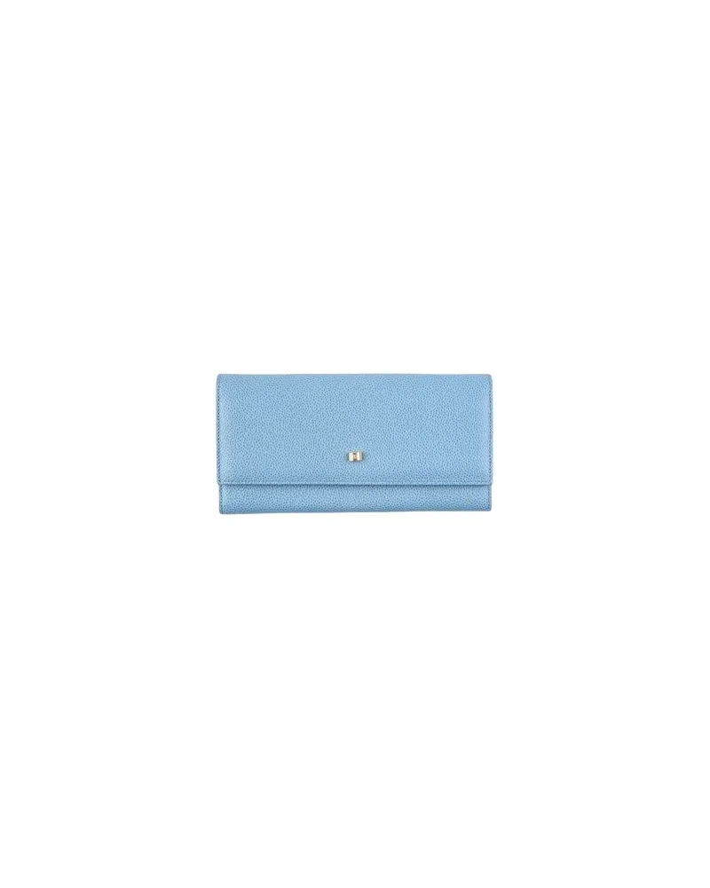 Borbonese Kleinlederwaren - Brieftaschenauf YOOX.COM Hellblau