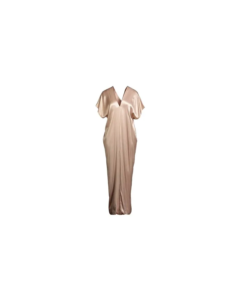 Motel KLEIDER - Maxi-Kleiderauf YOOX.COM Beige