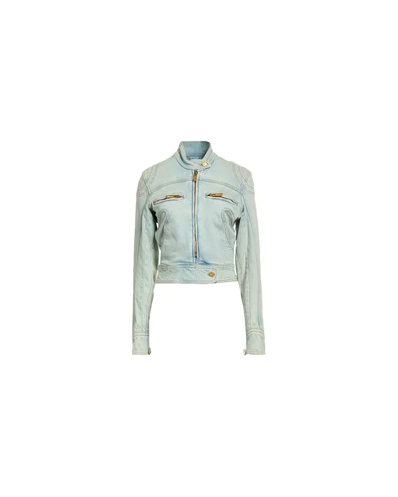 Blumarine JACKEN & MÄNTEL - Jeansjacken/Mäntelauf YOOX.COM Blau