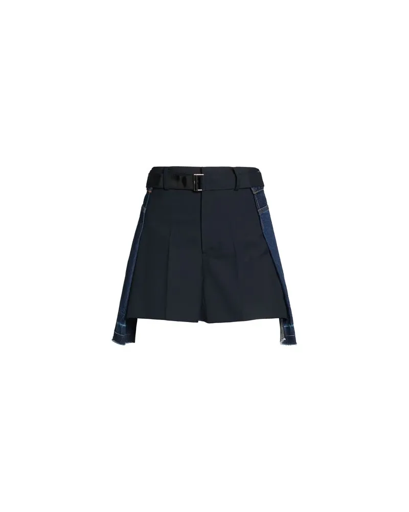 Sacai HOSEN & RÖCKE - Jeansshortsauf YOOX.COM Blau