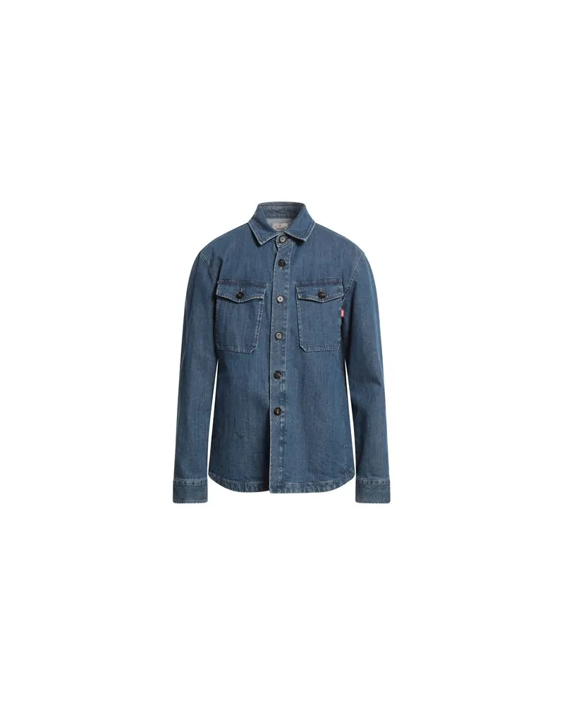 Manuel Ritz TOPS - Jeanshemdenauf YOOX.COM Blau