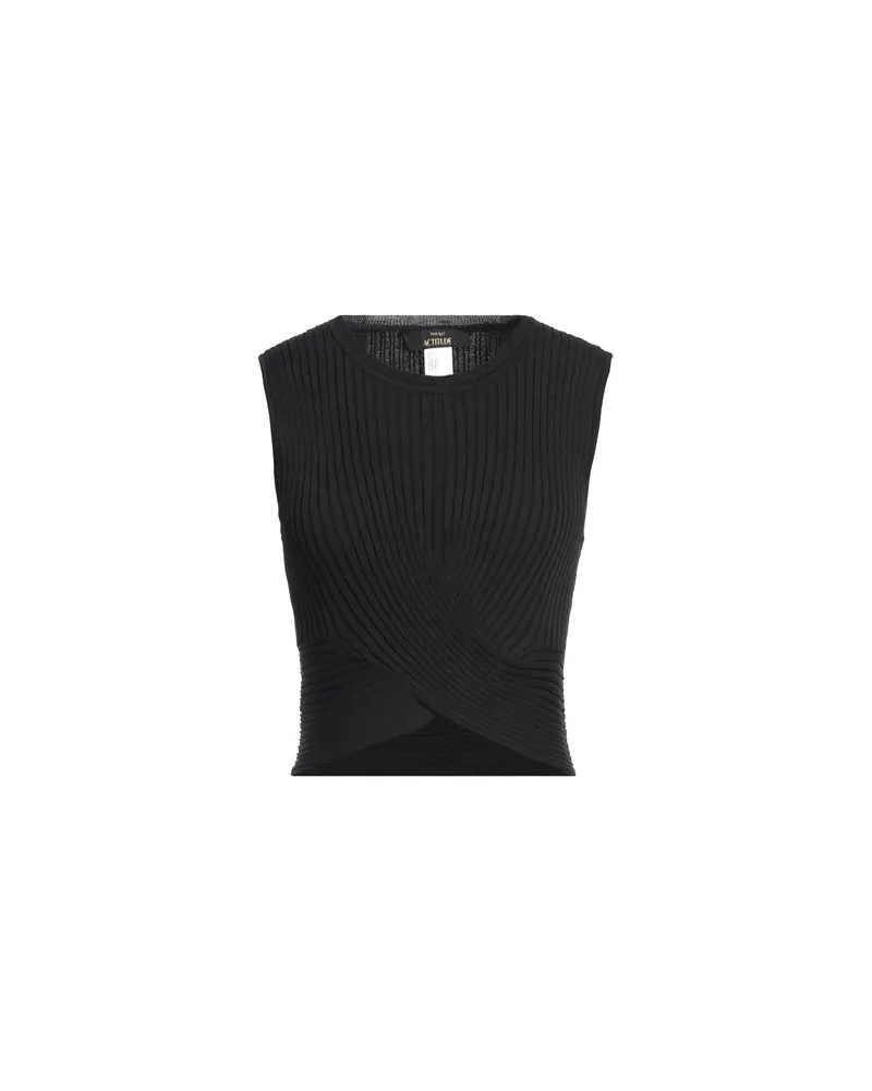 Actitude by Twinset STRICKWAREN - Pulloverauf YOOX.COM Schwarz