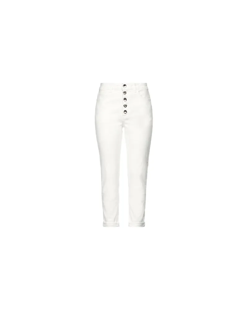 Dondup HOSEN & RÖCKE - Hosenauf YOOX.COM Weiß