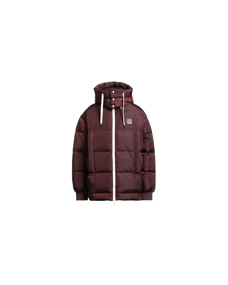 Emporio Armani JACKEN & MÄNTEL - Pufferjacken & Daunenjackenauf YOOX.COM Bordeaux