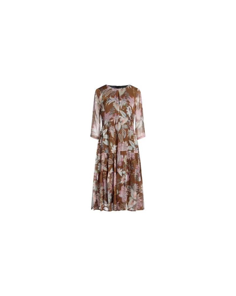 Black Coral KLEIDER - Midi-Kleiderauf YOOX.COM Kamel