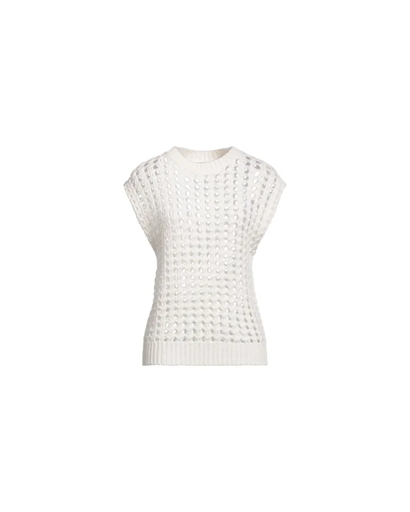 Brunello Cucinelli STRICKWAREN - Pulloverauf YOOX.COM Elfenbein