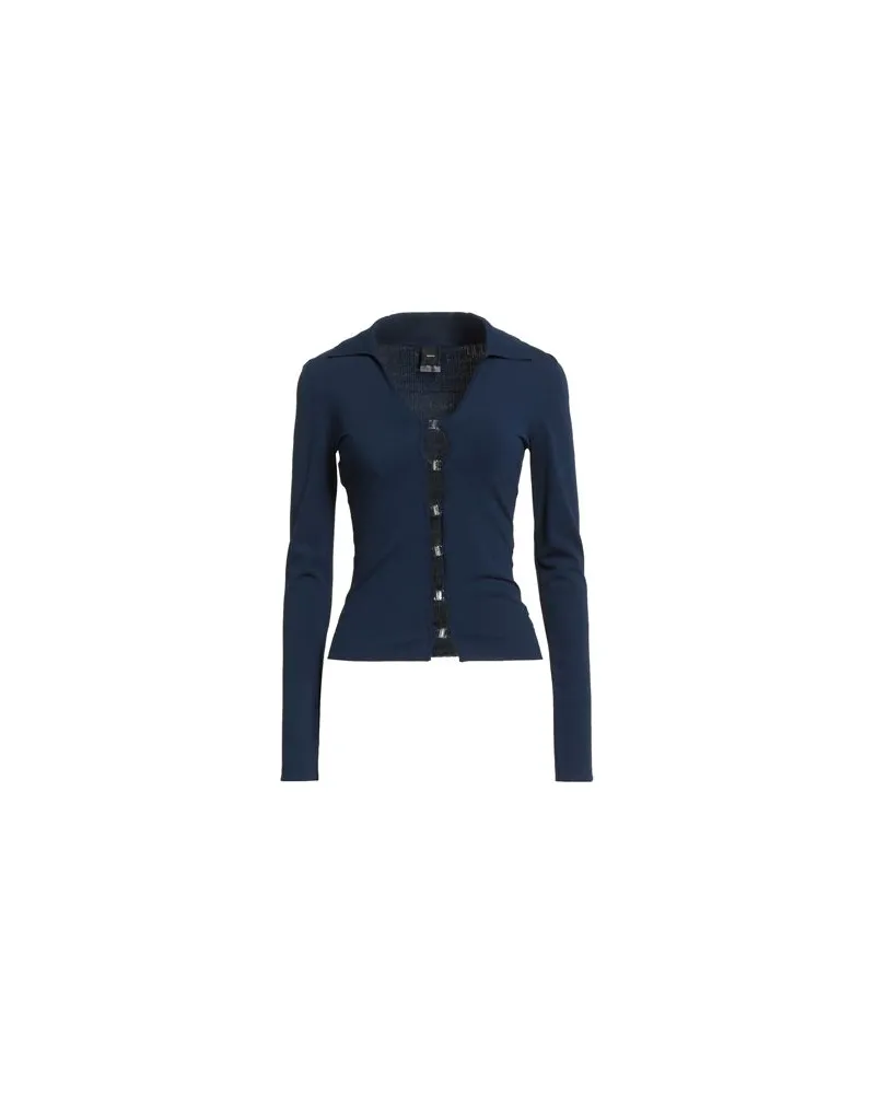Pinko STRICKWAREN - Strickjackenauf YOOX.COM Blau