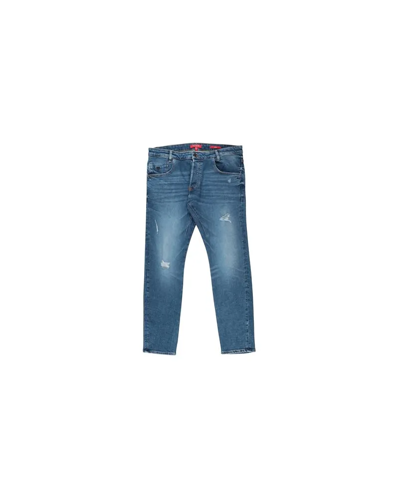 Guess HOSEN & RÖCKE - Jeanshosenauf YOOX.COM Blau