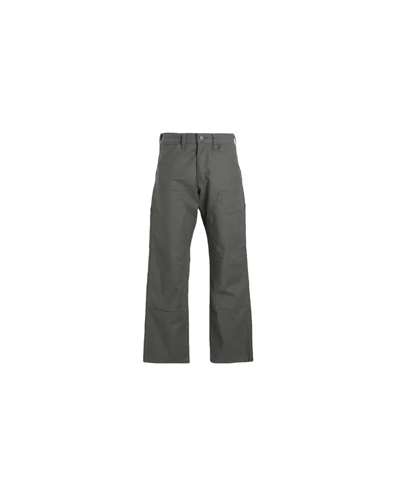 Levi's WORKWEAR 565 DBL KNEE GREENS  - HOSEN & RÖCKE - Hosenauf YOOX.COM Militärgrün