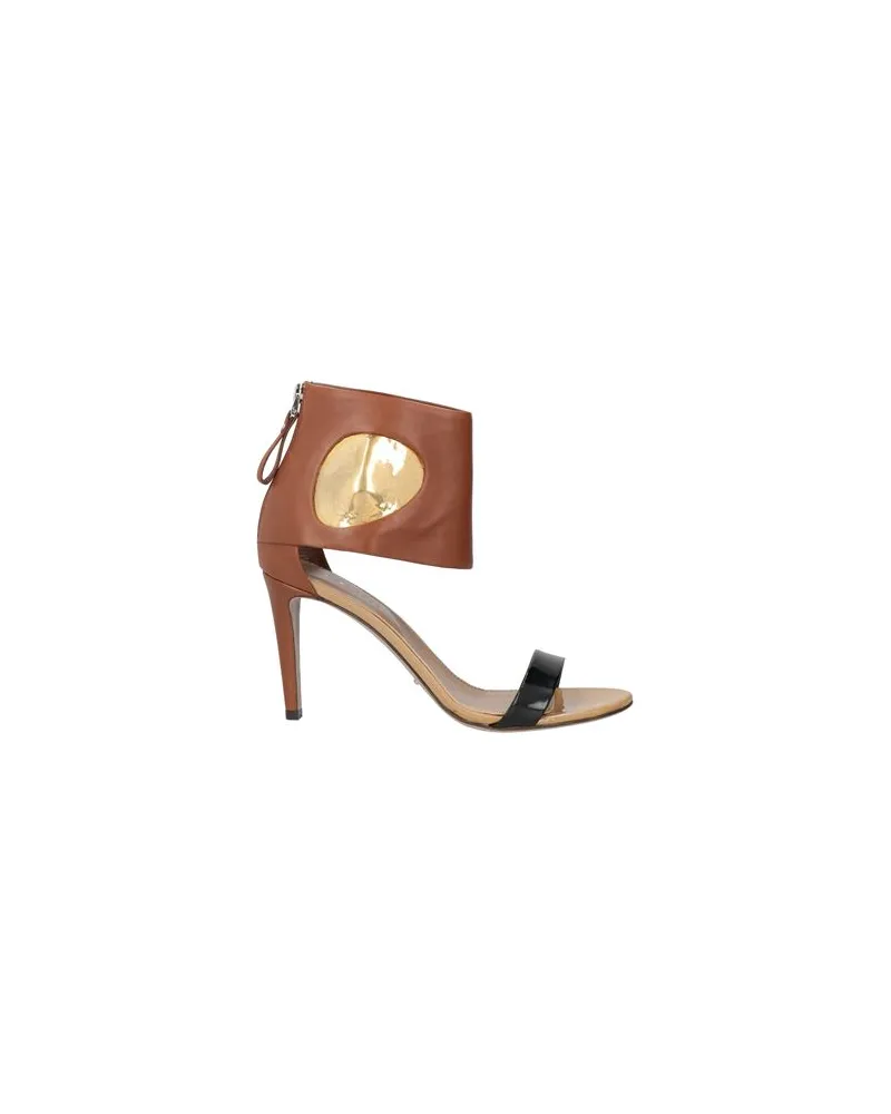 Sergio Rossi SCHUHE - Sandalenauf YOOX.COM Lederfarben