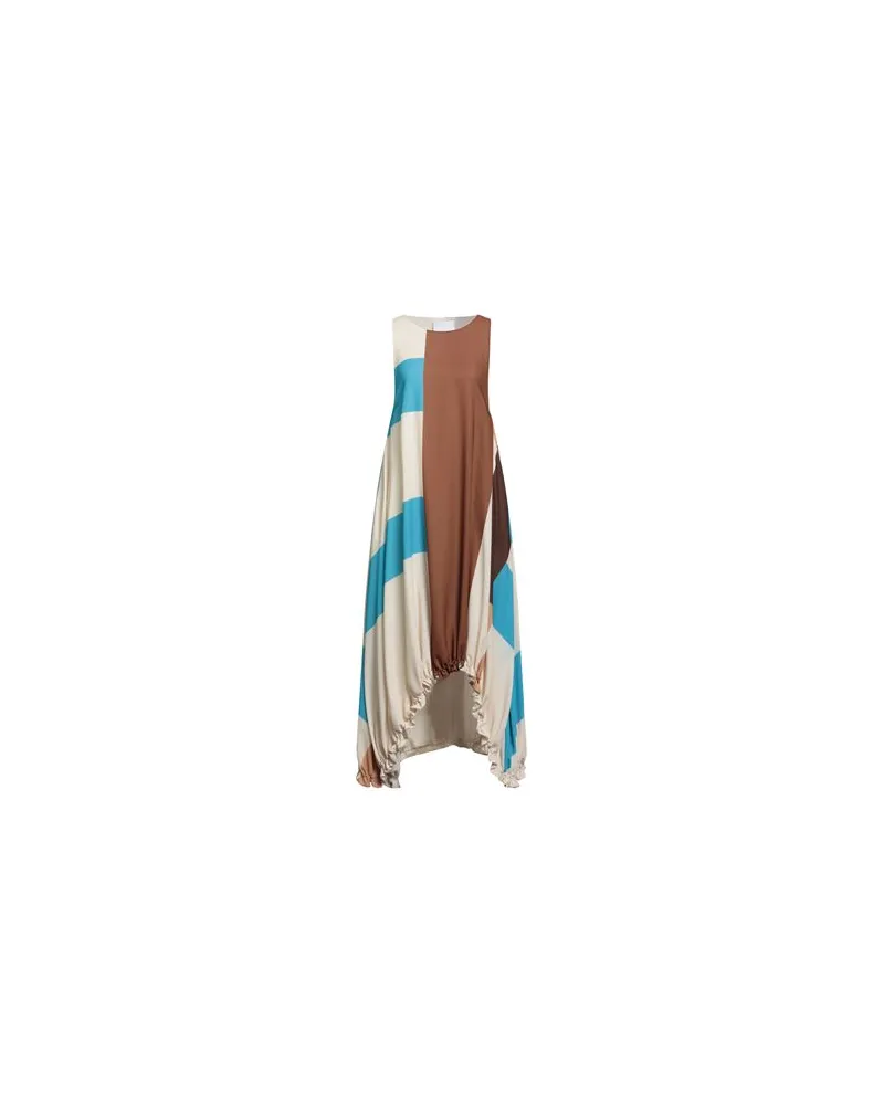 Erika Cavallini KLEIDER - Maxi-Kleiderauf YOOX.COM Elfenbein