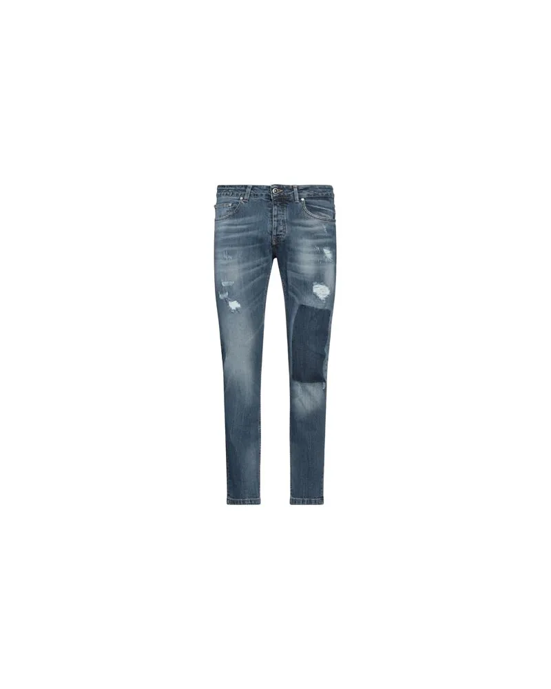 Manuel Ritz HOSEN & RÖCKE - Jeanshosenauf YOOX.COM Blau