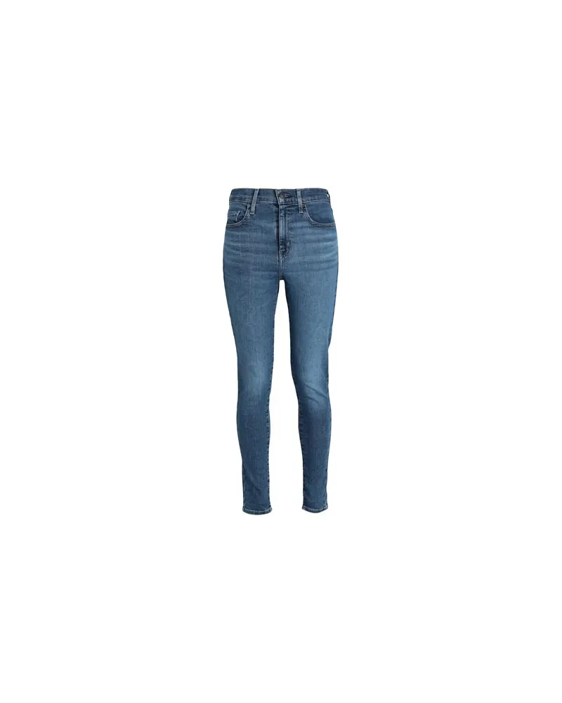 Levi's 720 HIRISE SUPER SKINNY MED INDIGO - WORN IN  - HOSEN & RÖCKE - Jeanshosenauf YOOX.COM Blau