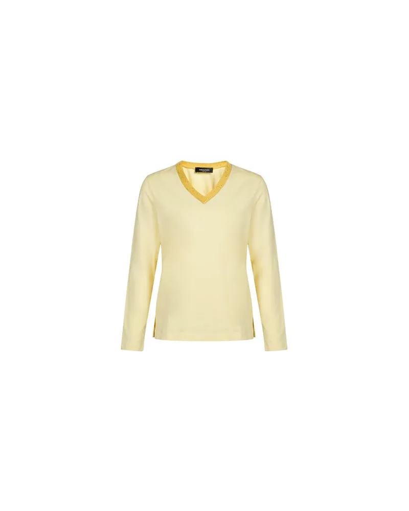Fabiana Filippi TOPS - T-shirtsauf YOOX.COM Pastellgelb