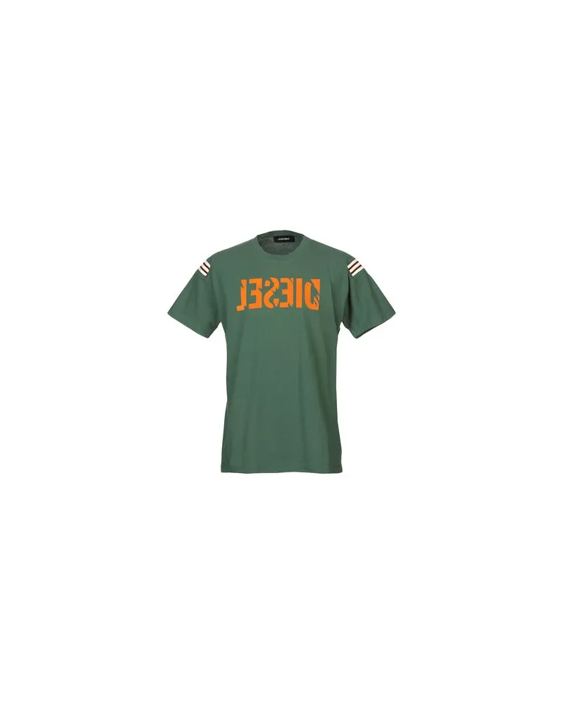 Diesel TOPS - T-shirtsauf YOOX.COM Grün