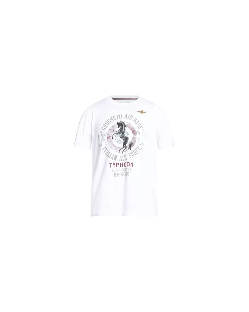 Aeronautica Militare TOPS - T-shirtsauf YOOX.COM Weiß