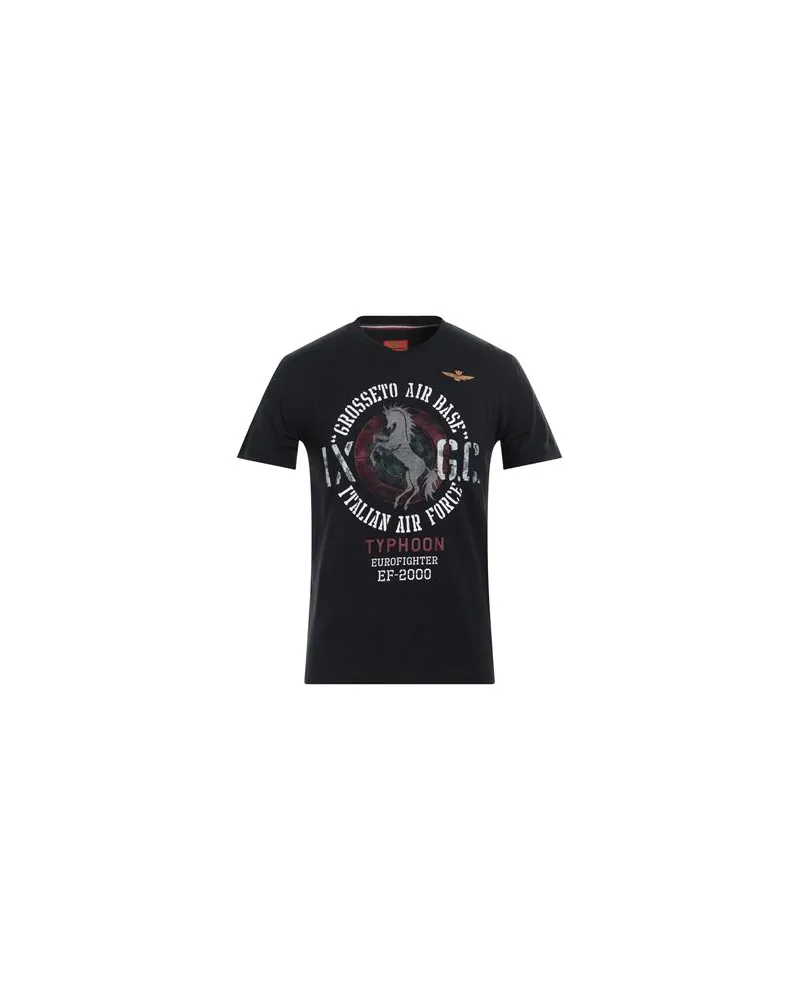 Aeronautica Militare TOPS - T-shirtsauf YOOX.COM Schwarz