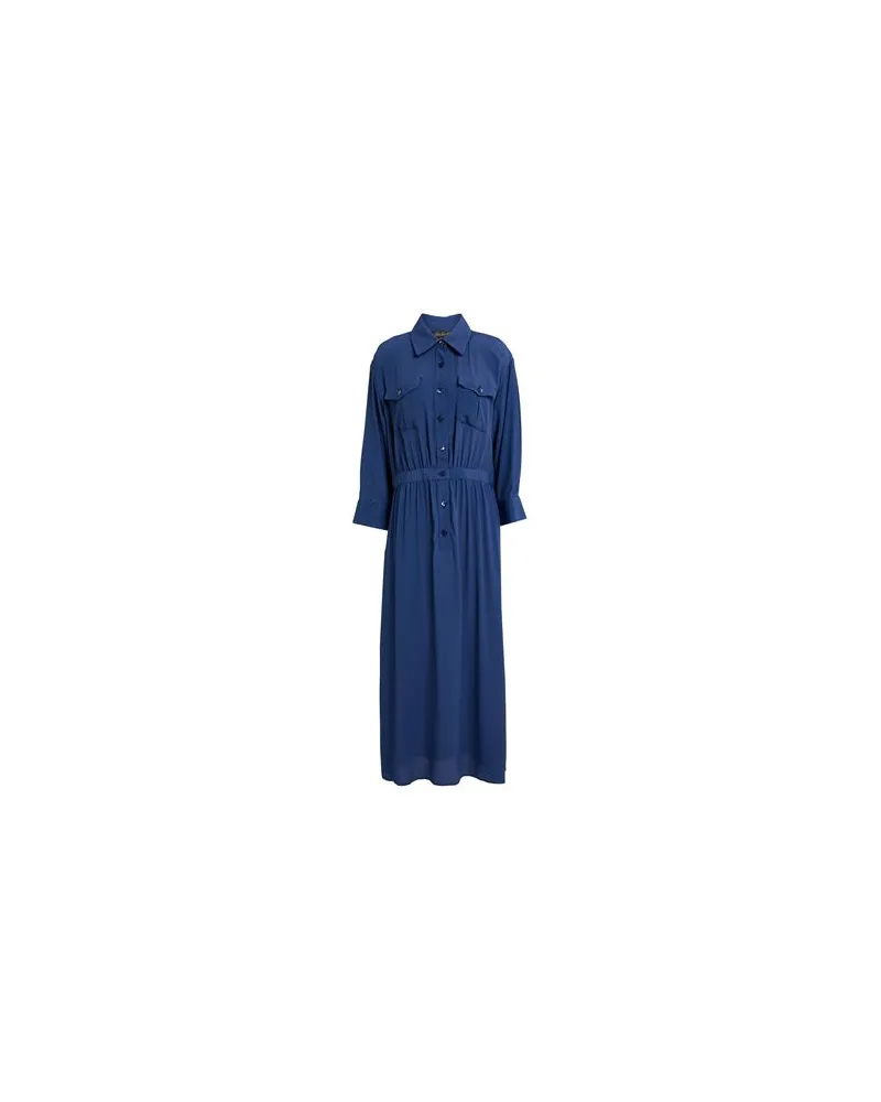 Luisa Spagnoli KLEIDER - Midi-Kleiderauf YOOX.COM Marineblau