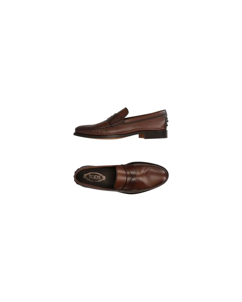 TOD'S SCHUHE - Mokassinsauf YOOX.COM Schokobraun