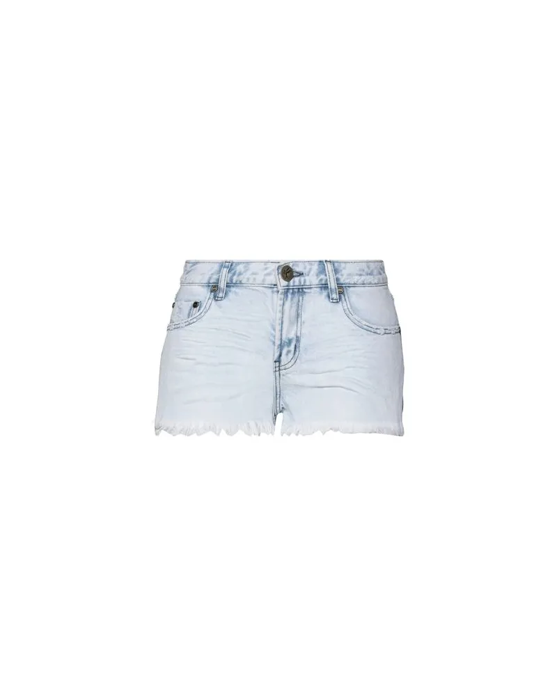 One Teaspoon HOSEN & RÖCKE - Jeansshortsauf YOOX.COM Blau