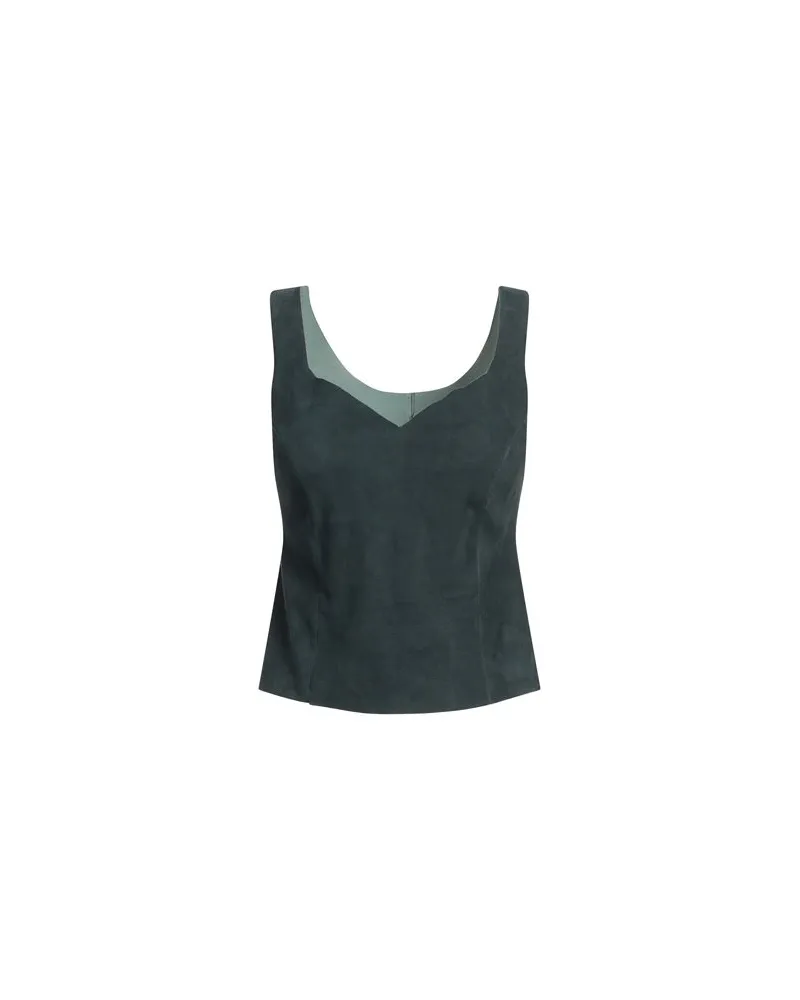 Salvatore Santoro TOPS - Topsauf YOOX.COM Dunkelgrün