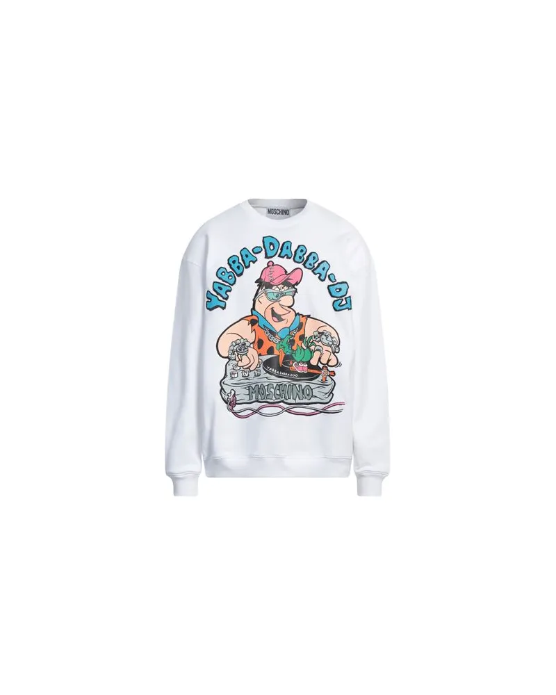 Moschino COUTURE + THE FLINTSTONES - TOPS - Sweatshirtsauf YOOX.COM Weiß