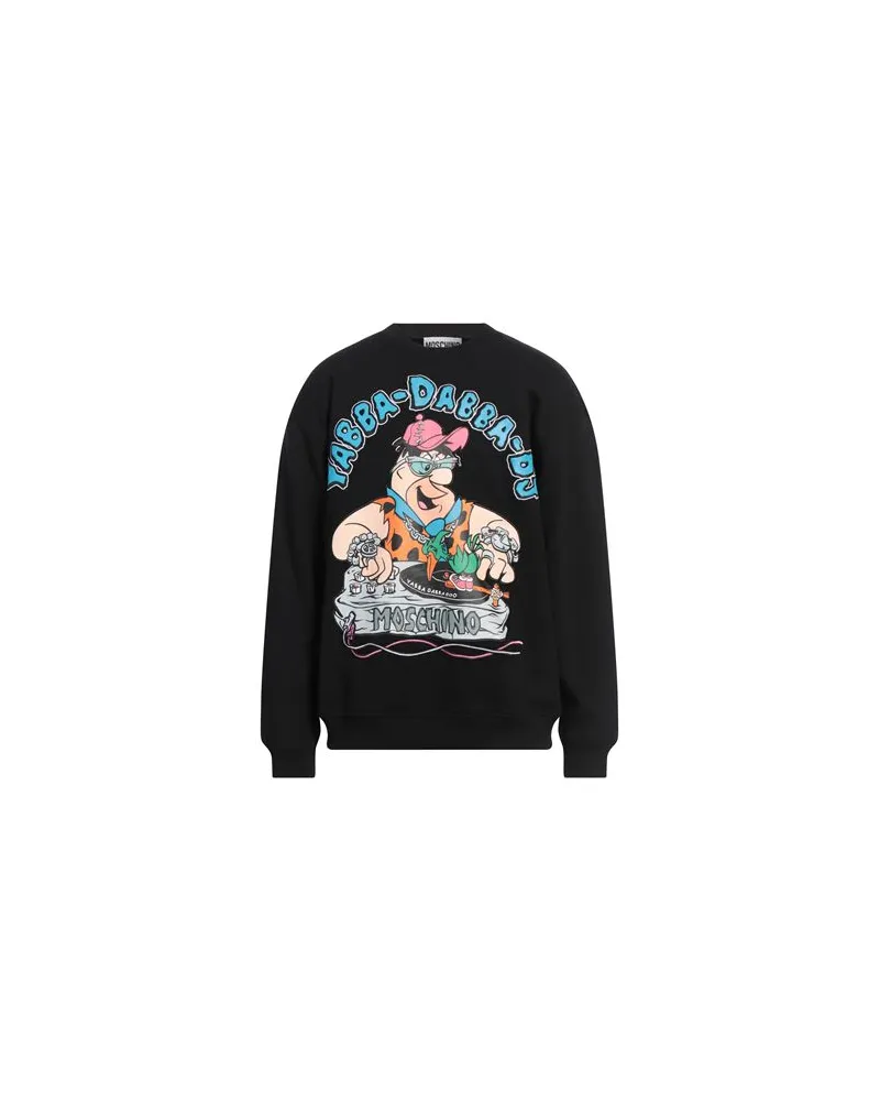 Moschino COUTURE + THE FLINTSTONES - TOPS - Sweatshirtsauf YOOX.COM Schwarz