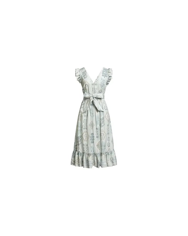 Eleventy KLEIDER - Midi-Kleiderauf YOOX.COM Salbeigrün