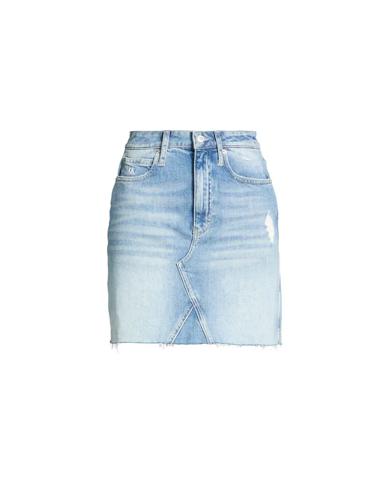 Calvin Klein HOSEN & RÖCKE - Jeansröckeauf YOOX.COM Blau