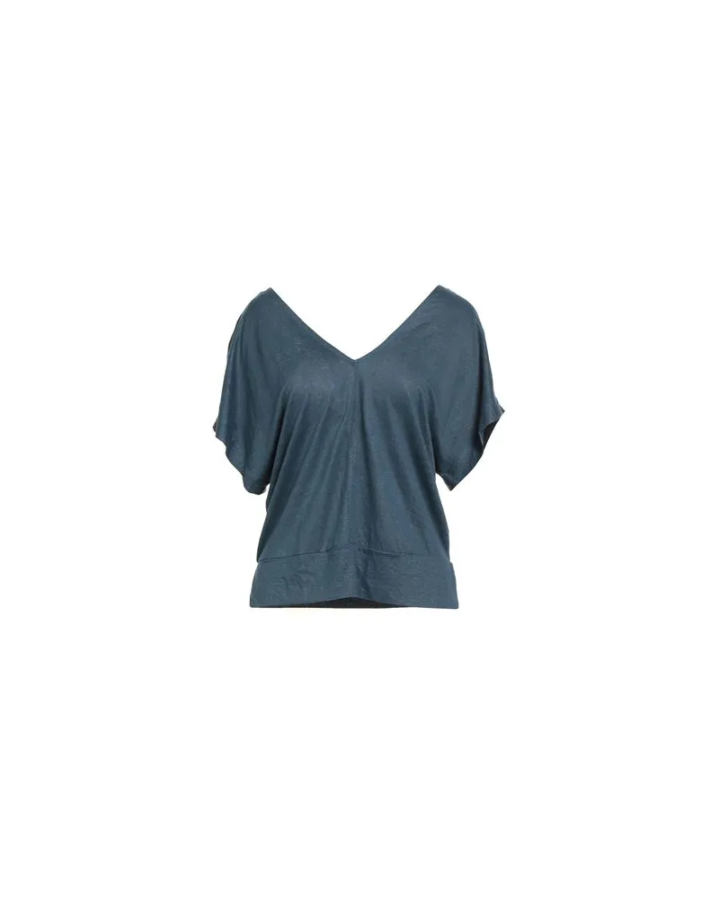 Majestic TOPS - T-shirtsauf YOOX.COM Marineblau