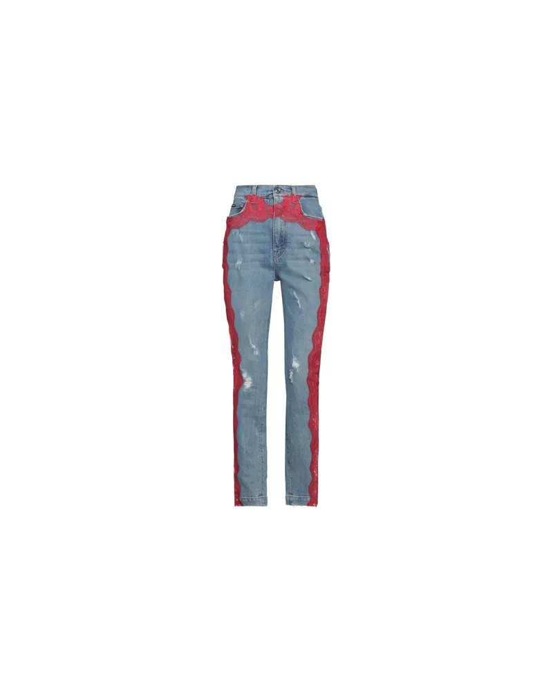 Dolce & Gabbana HOSEN & RÖCKE - Jeanshosenauf YOOX.COM Blau