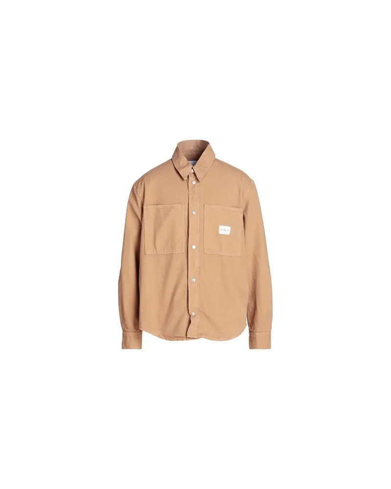 Calvin Klein TOPS - Hemdenauf YOOX.COM Kamel