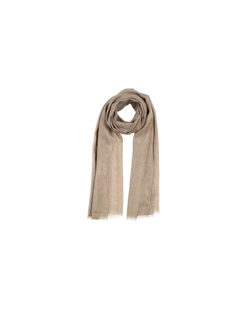 Brunello Cucinelli CASHMERE - ACCESSOIRES - Schalsauf YOOX.COM Khaki