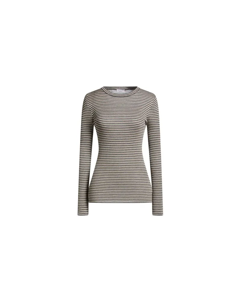 Brunello Cucinelli STRICKWAREN - Pulloverauf YOOX.COM Grau