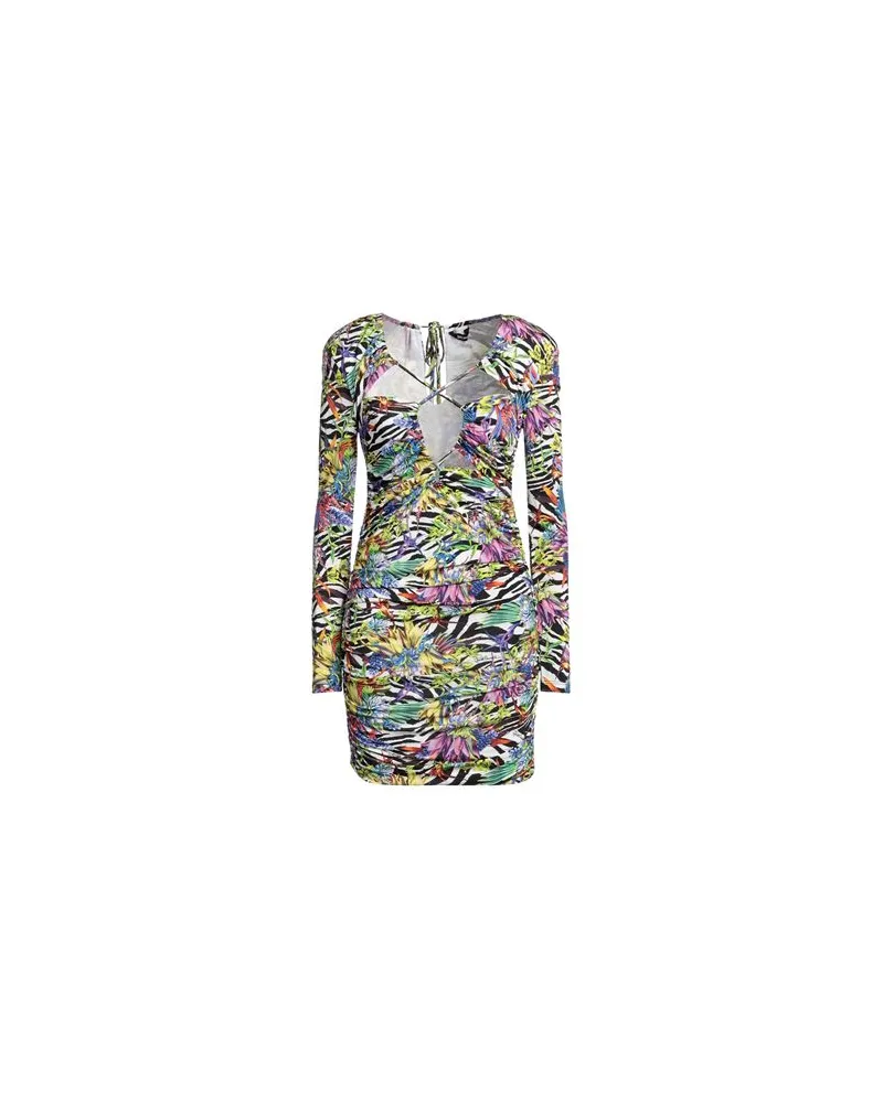 Just Cavalli KLEIDER - Mini-Kleiderauf YOOX.COM Säuregrün