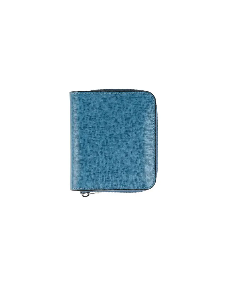 Valextra Kleinlederwaren - Brieftaschenauf YOOX.COM Blaugrau