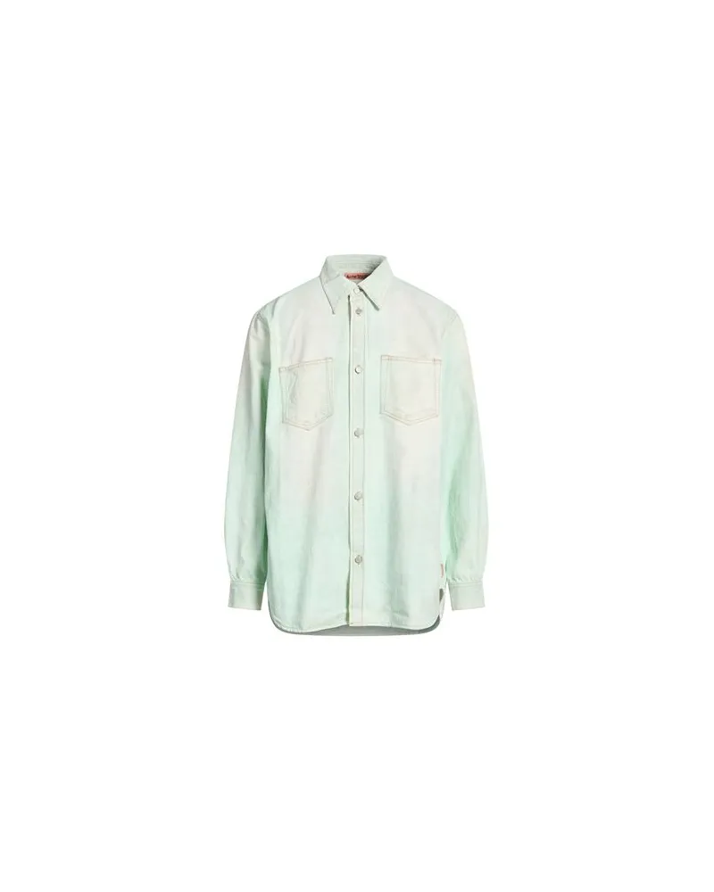 Acne Studios TOPS - Jeanshemdenauf YOOX.COM Säuregrün
