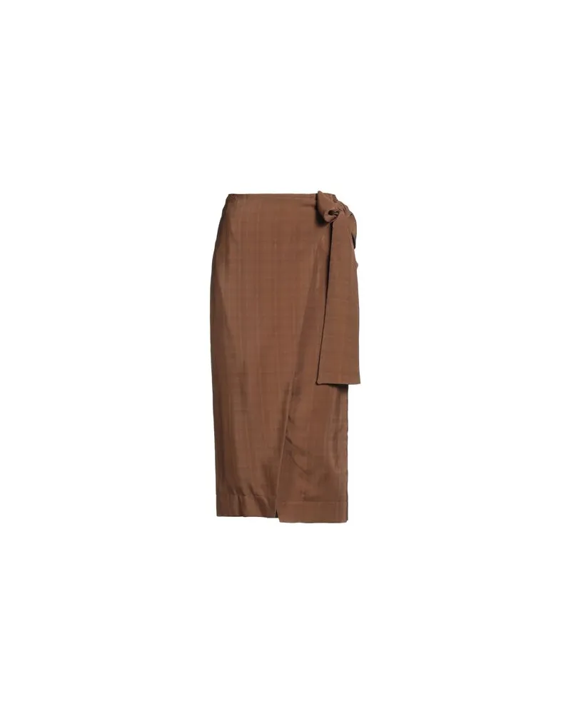 Semicouture HOSEN & RÖCKE - Midi-Röckeauf YOOX.COM Braun