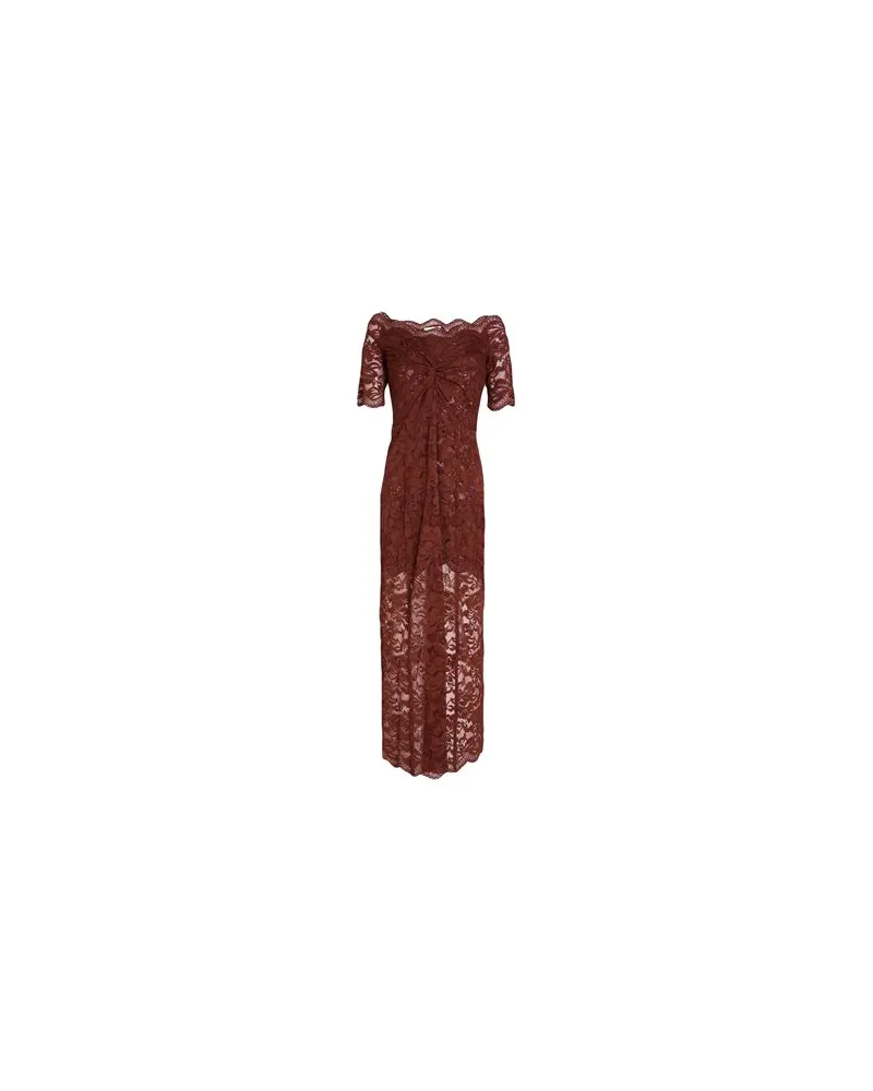 Paco Rabanne KLEIDER - Maxi-Kleiderauf YOOX.COM Braun