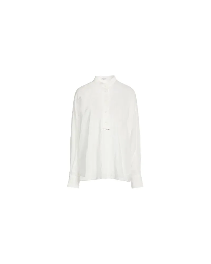 Brunello Cucinelli TOPS - Hemdenauf YOOX.COM Weiß