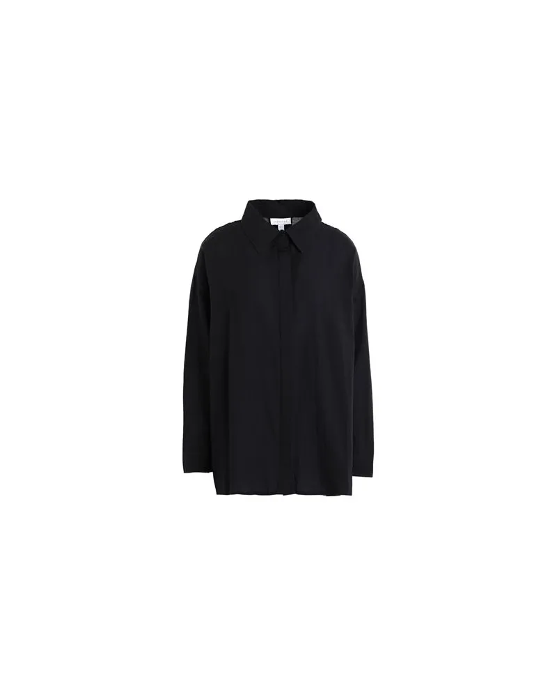Topshop TOPS - Hemdenauf YOOX.COM Schwarz