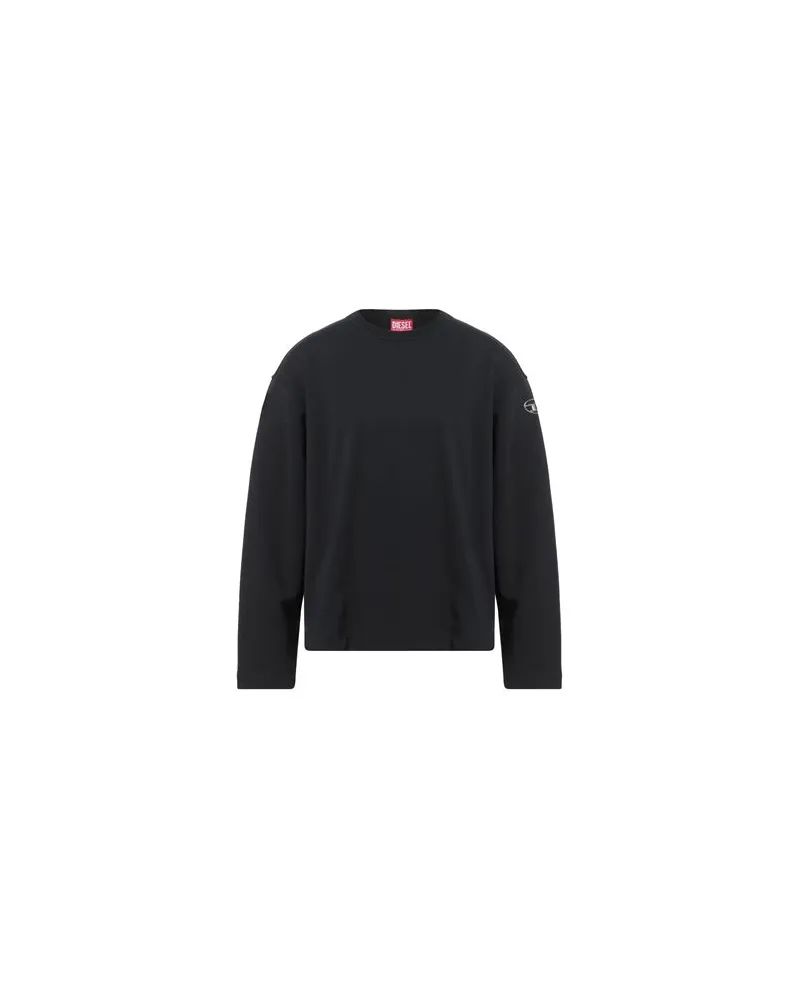 Diesel TOPS - Sweatshirtsauf YOOX.COM Schwarz