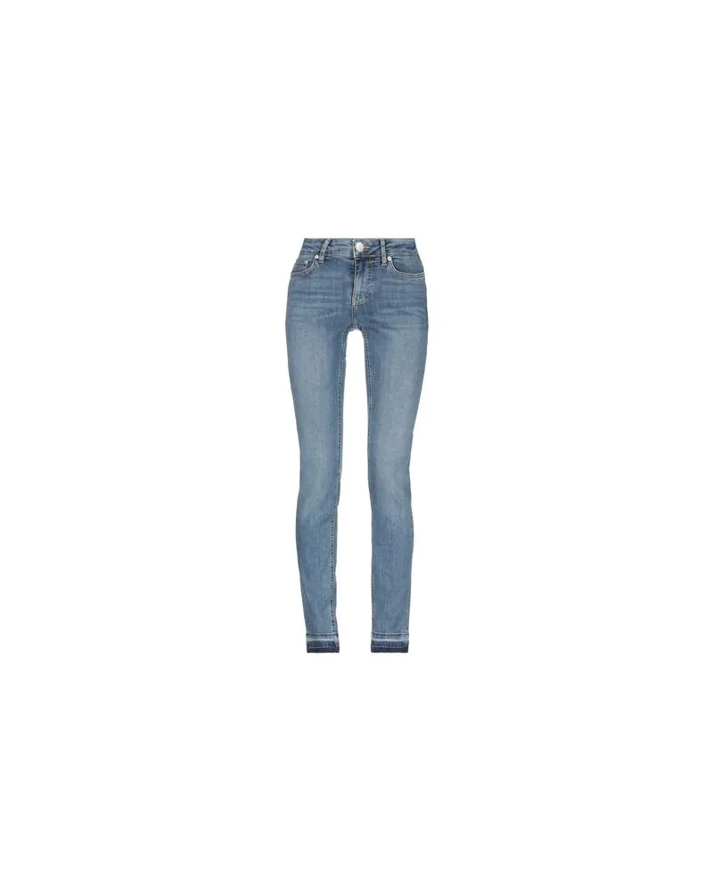 Maje HOSEN & RÖCKE - Jeanshosenauf YOOX.COM Blau