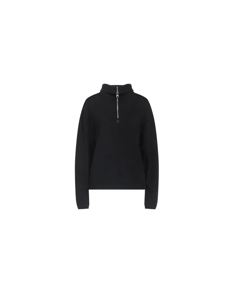 Courrèges STRICKWAREN - Rollkragenpulloverauf YOOX.COM Schwarz