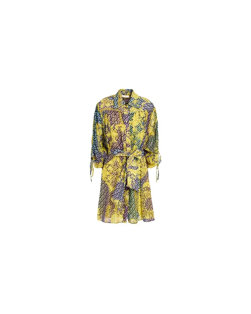 W Les Femmes By Babylon KLEIDER - Mini-Kleiderauf YOOX.COM Gelb