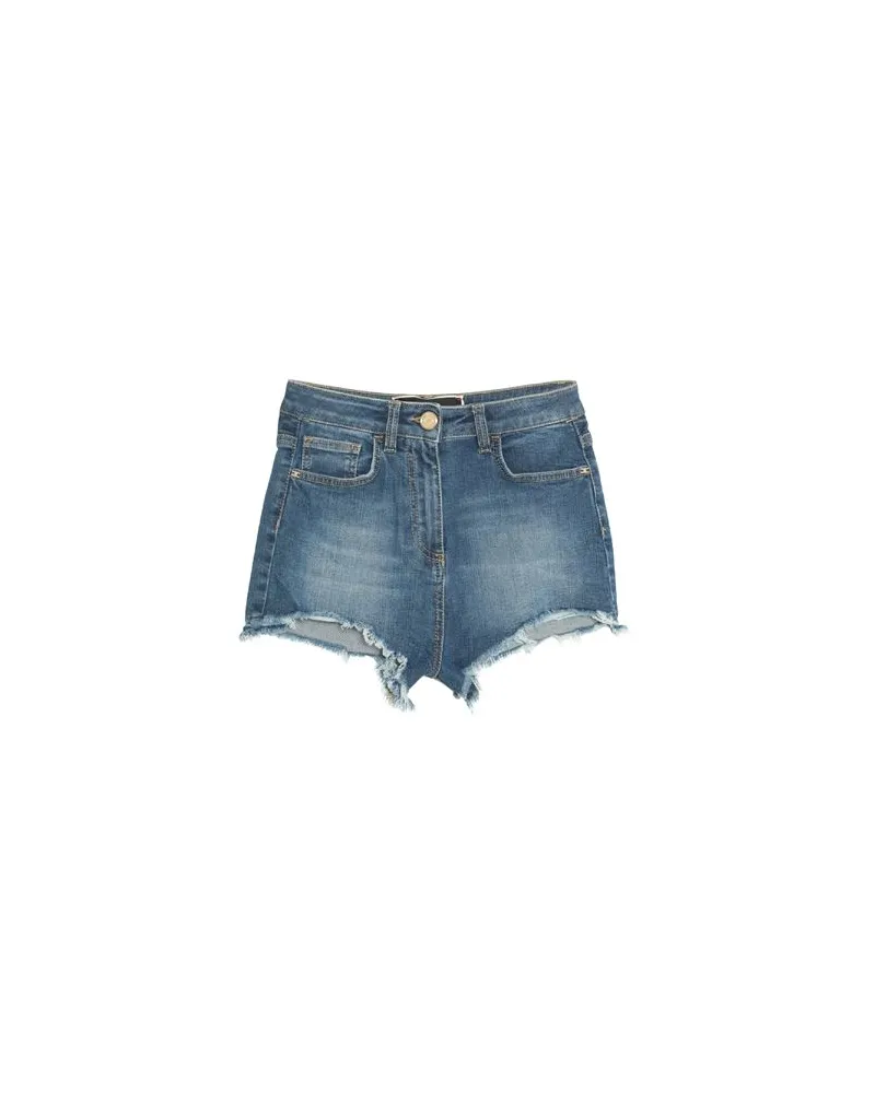 Elisabetta Franchi HOSEN & RÖCKE - Jeansshortsauf YOOX.COM Blau