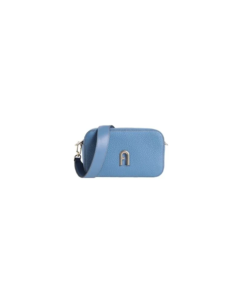 Furla PRIMULA MINI CROSSBODY  - TASCHEN - Umhängetascheauf YOOX.COM Taubenblau