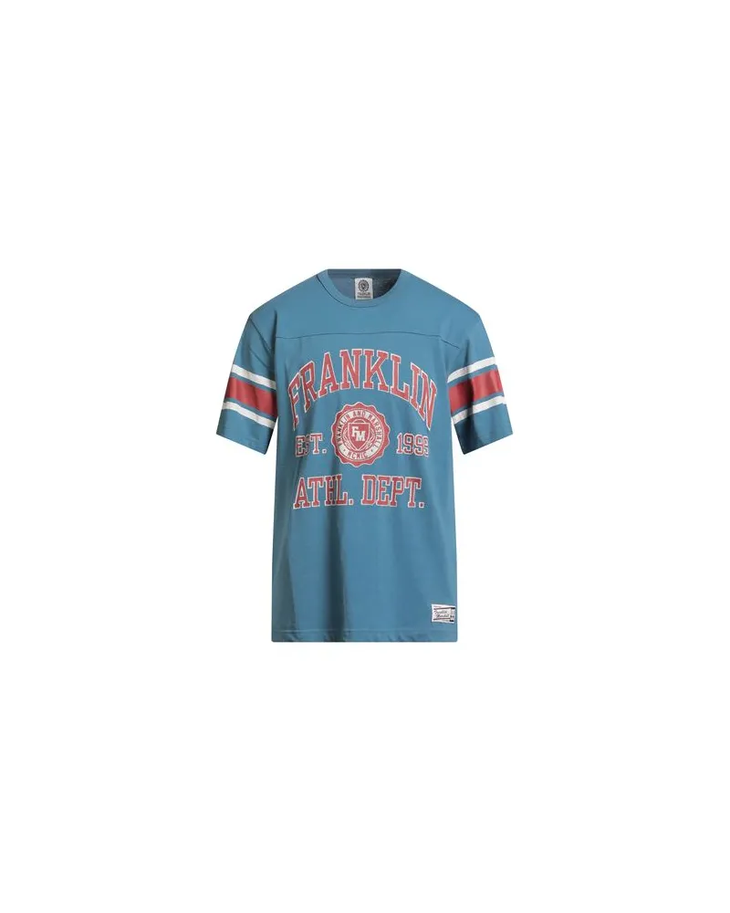 Franklin & Marshall TOPS - T-shirtsauf YOOX.COM Taubenblau