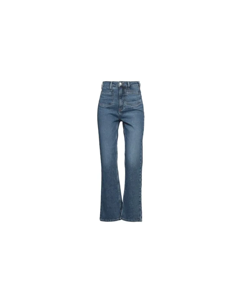 Maje HOSEN & RÖCKE - Jeanshosenauf YOOX.COM Blau