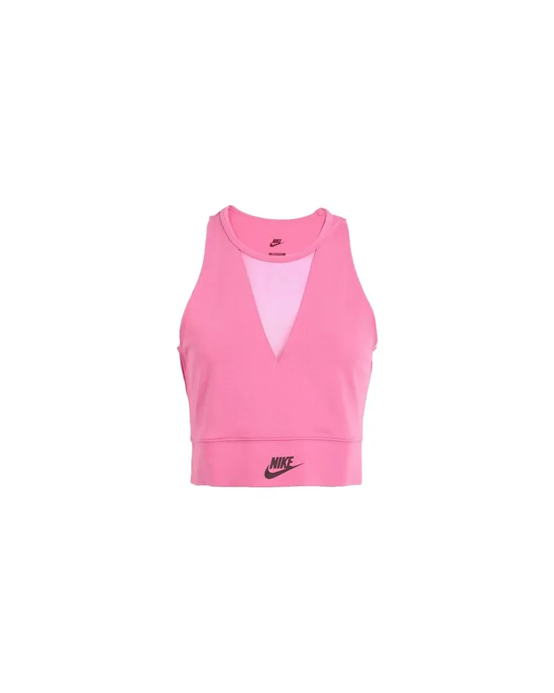 Nike Sportswear Women's Crop Dance Tank   - TOPS - Topsauf YOOX.COM Rosa